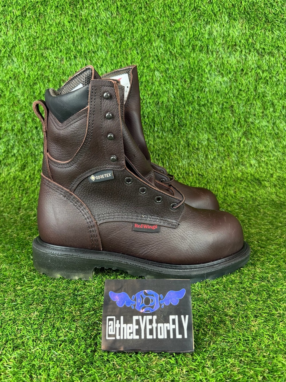 Red Wing 2414 GORE-TEX Waterproof Supersole Steel Toe Boots Made In USA Men’s 7W